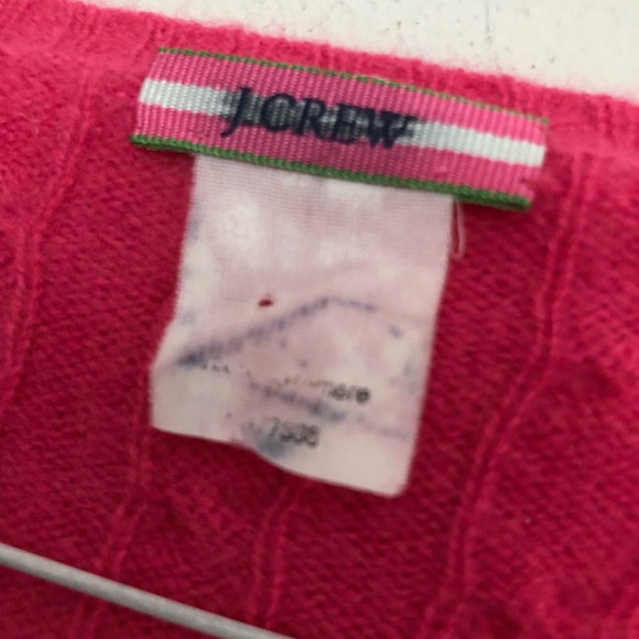 J Crew Pink 100% Cashmere Sweater women’s small - Picture 8 of 8